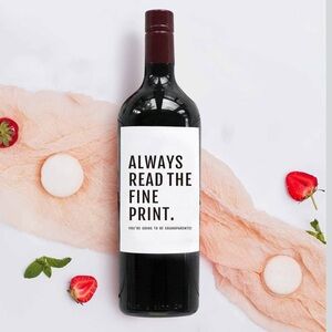 Grandparents Wine Label ✨NWT✨